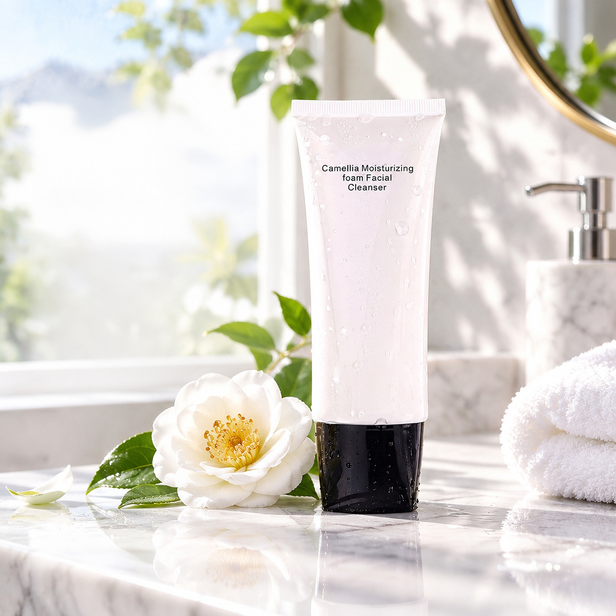 Gentle Tea Extract Facial Cleansing Foam